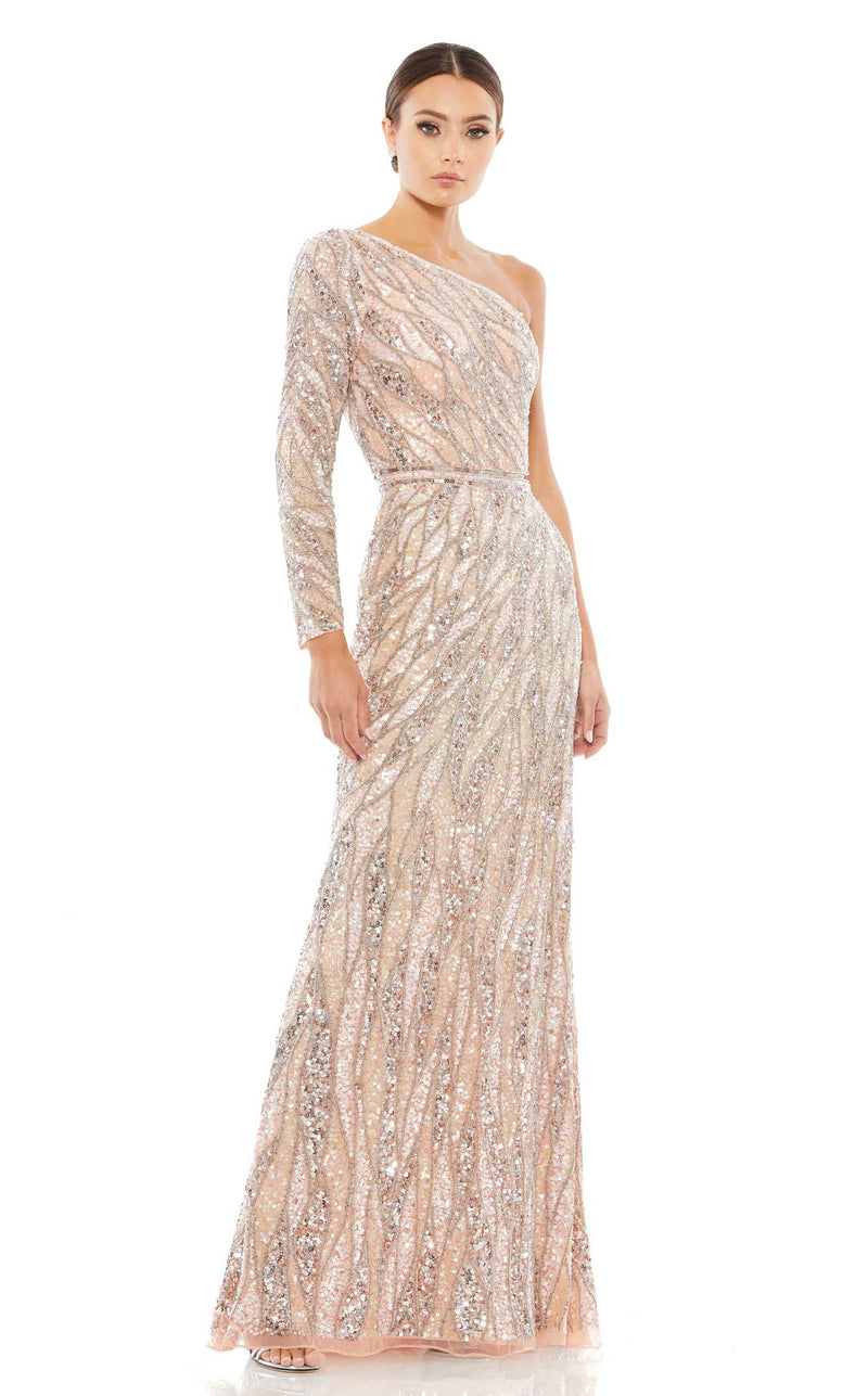 Mac duggal sequin sales gown