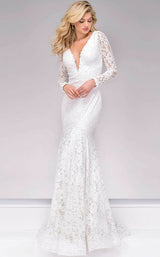 Jovani 50026BG Off White