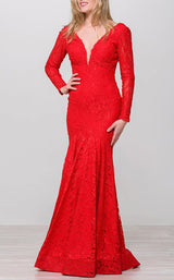 Jovani 50026BG Red