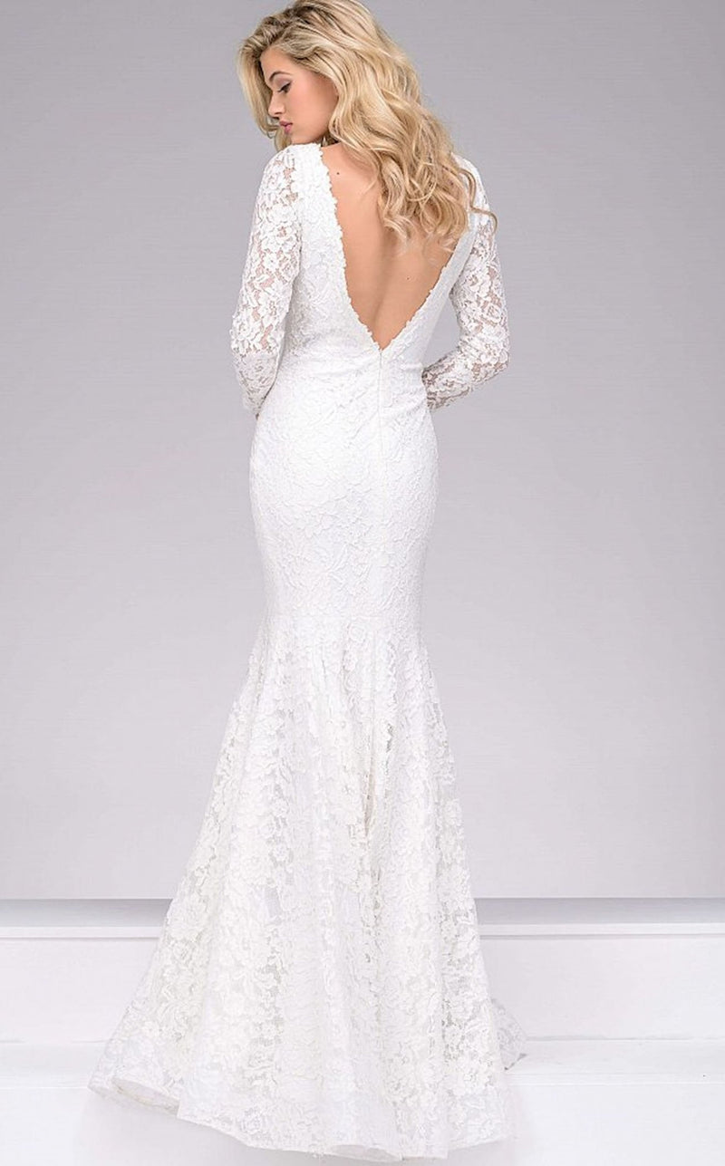 Jovani 50026BG Off White