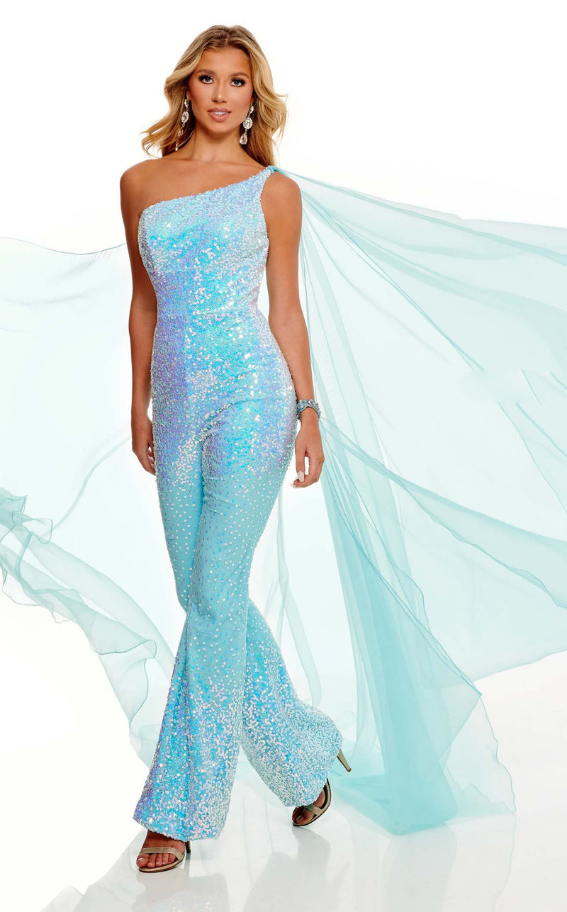 Rachel Allan 50076 Powder Blue Iridescent