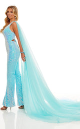 Rachel Allan 50076 Powder Blue Iridescent