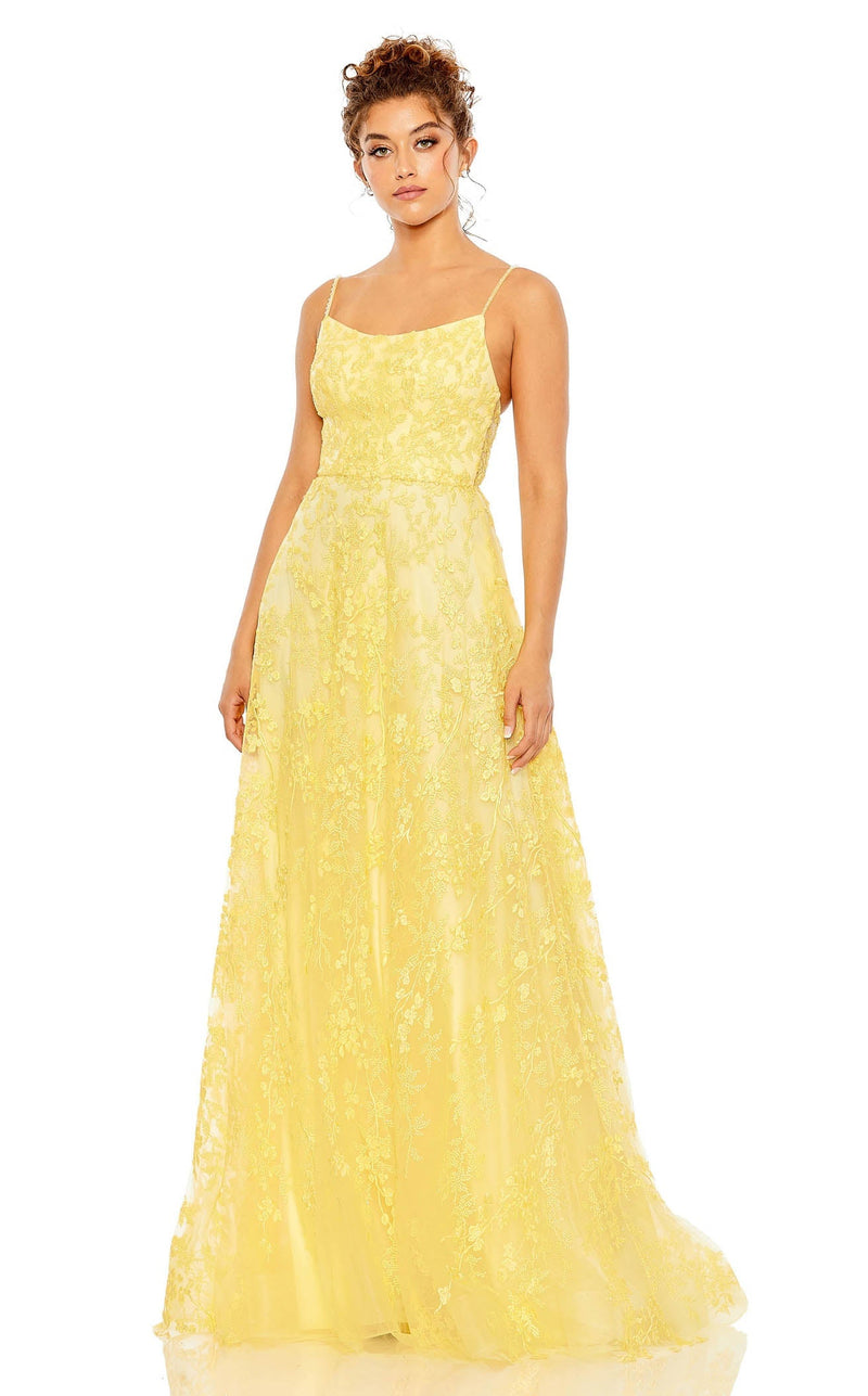 Mac Duggal 50683 Yellow