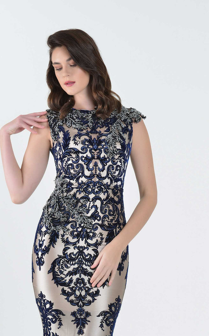 In Couture 5134 Champagne-Navy