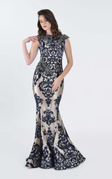 In Couture 5134 Champagne-Navy