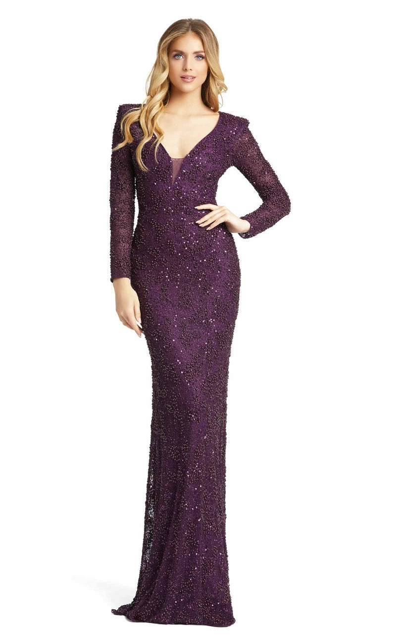 Mac Duggal 5177 Plum