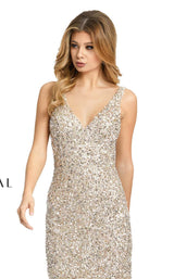 Mac Duggal 5201N Shimmering-Gold