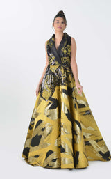 In Couture 5206 Mustard-Black