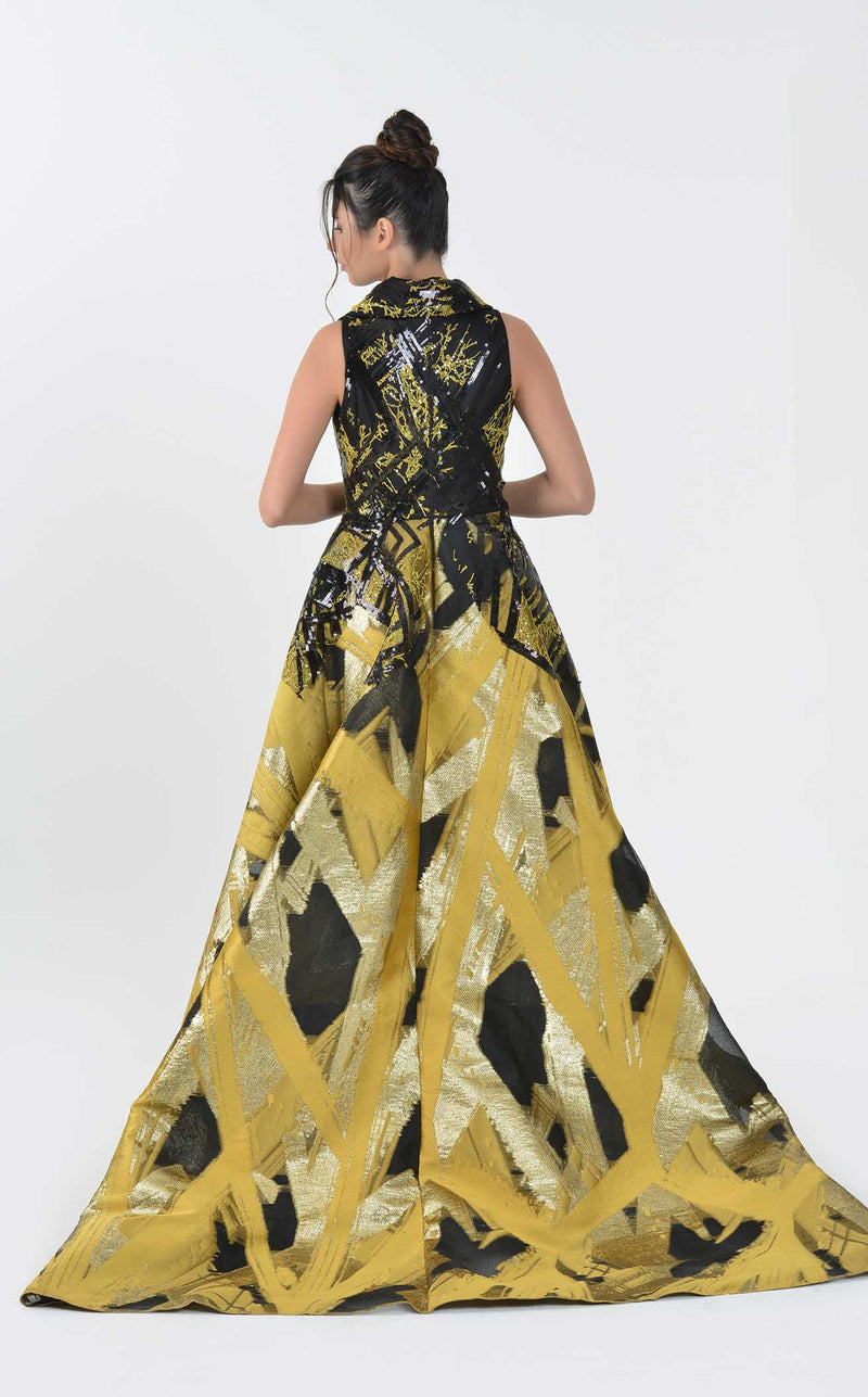 In Couture 5206 Mustard-Black