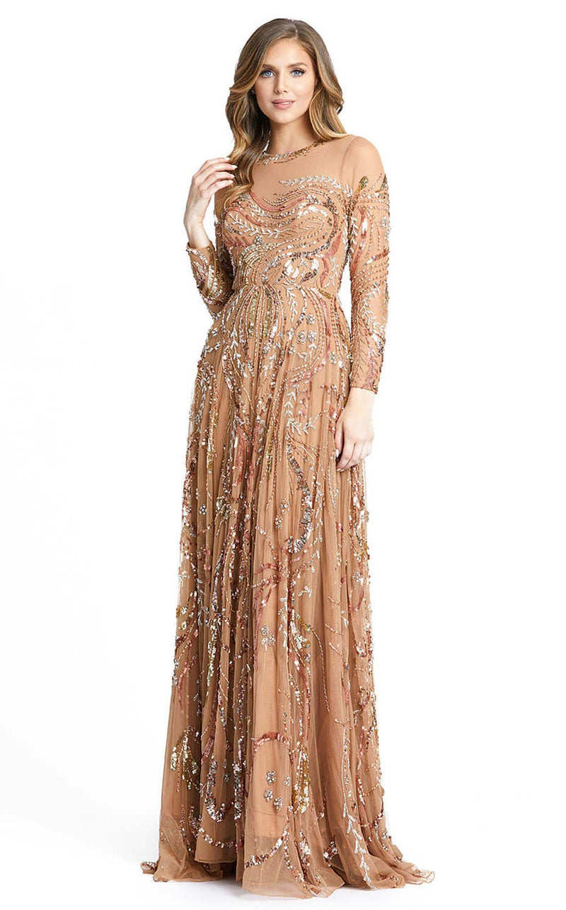 Mac Duggal 5217D Caramel