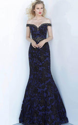 Jovani 52270BG Navy/Black