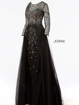 Jovani 53743 Black/Black