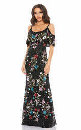 Mac Duggal 5398 Black Multi