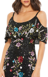 Mac Duggal 5398 Black Multi