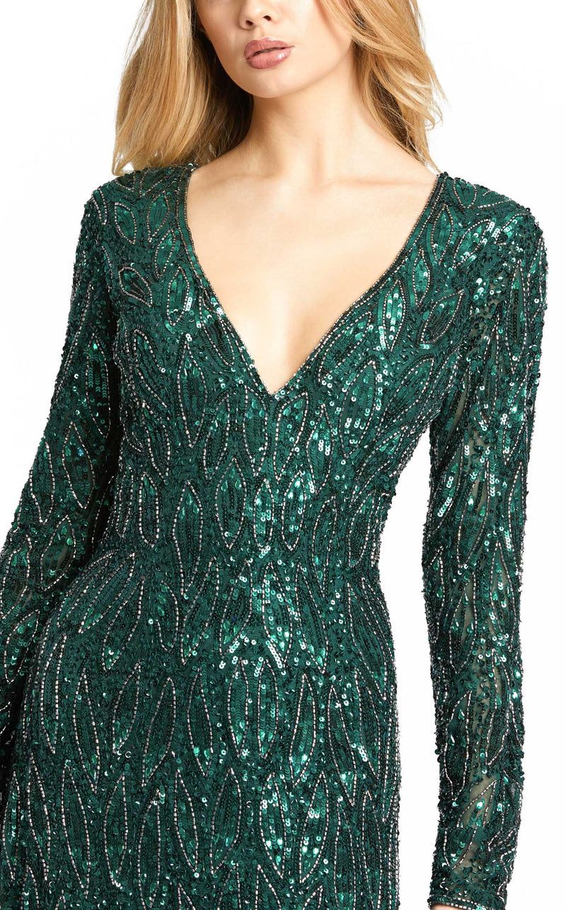 Mac Duggal 5451 Forest Green