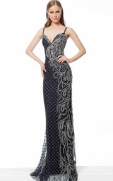 Jovani 54694bg Navy/Gunmetal