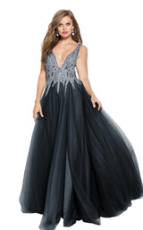 Jovani 54873BG Gunmetal