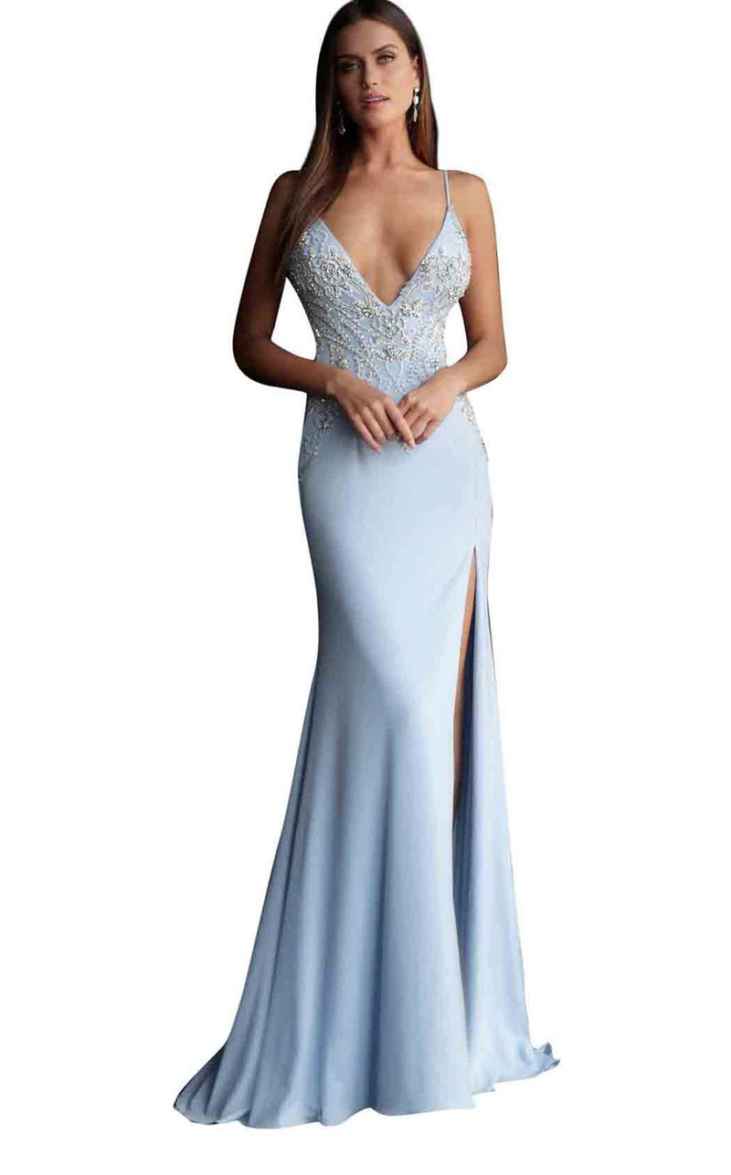 Jovani 54927BG Slate