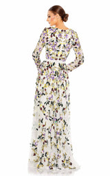 Mac Duggal 5506 White Multi