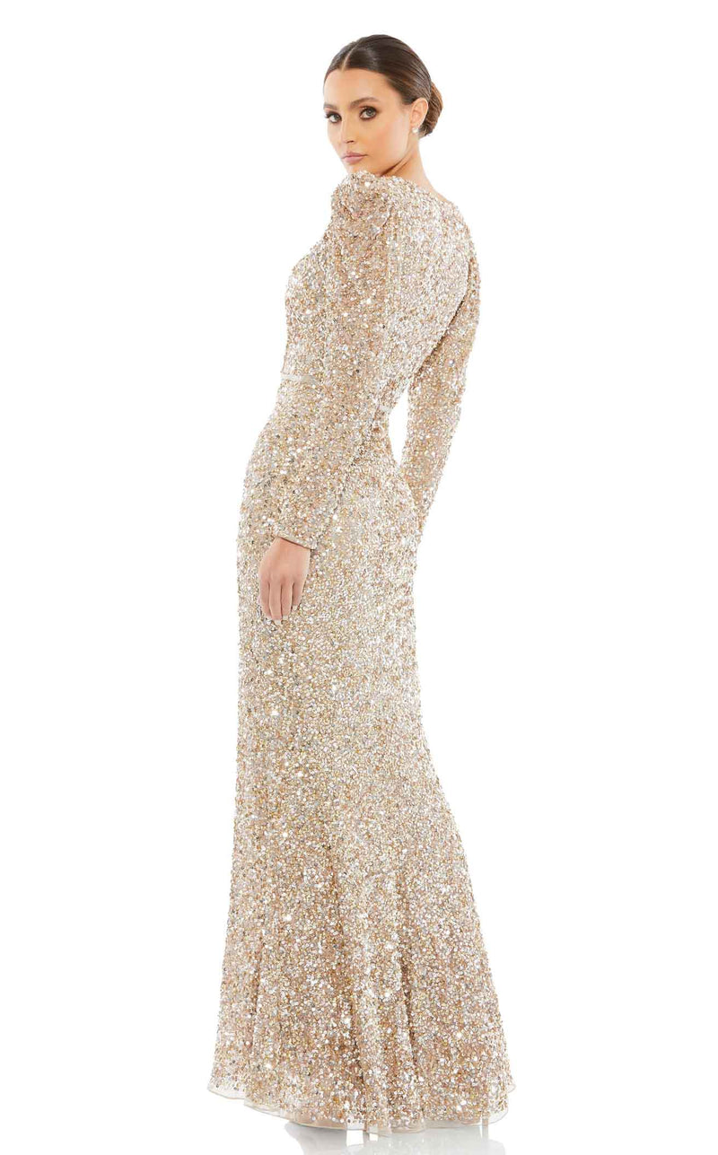 Mac Duggal 5510 Shimmering-Gold