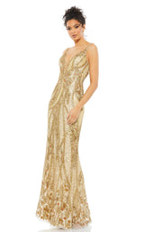 Mac Duggal 5517 Nude/Gold