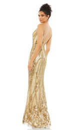 Mac Duggal 5517 Nude/Gold