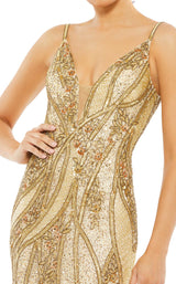 Mac Duggal 5517 Nude/Gold