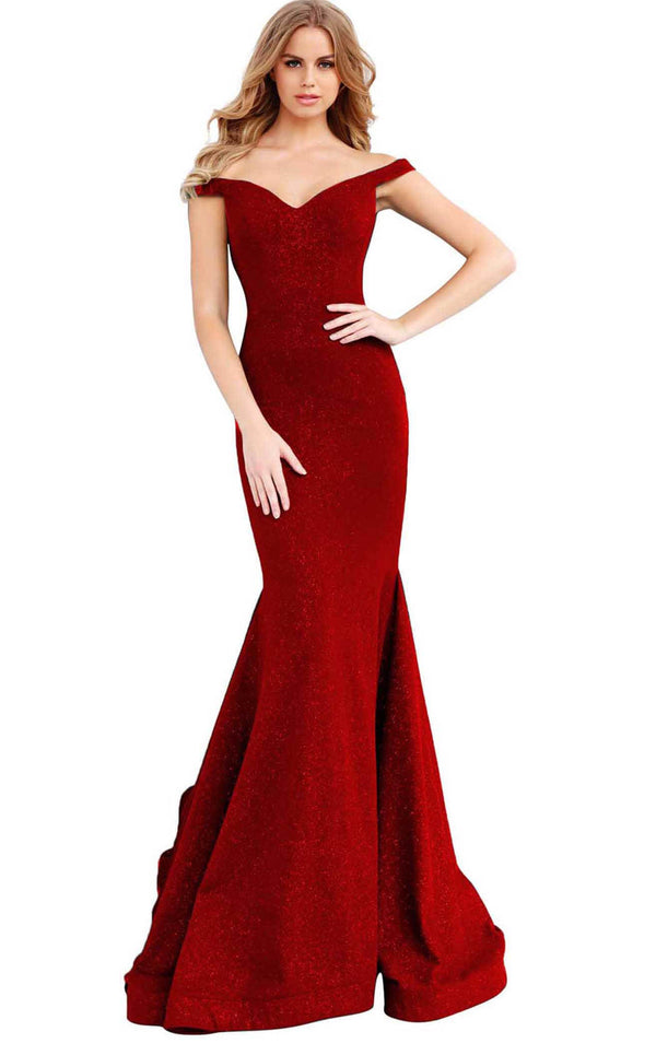 Jovani 55187BG Burgundy