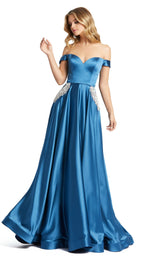 Mac Duggal 55273 Ocean Blue