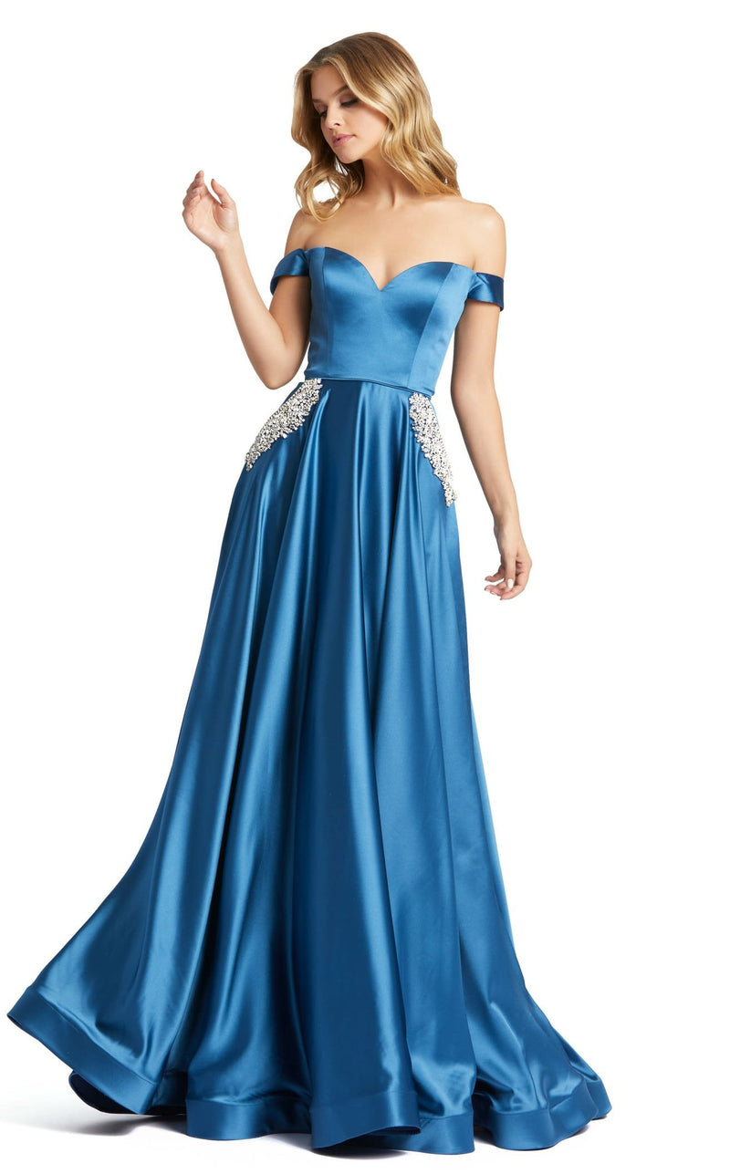 Mac Duggal 55273 Ocean Blue