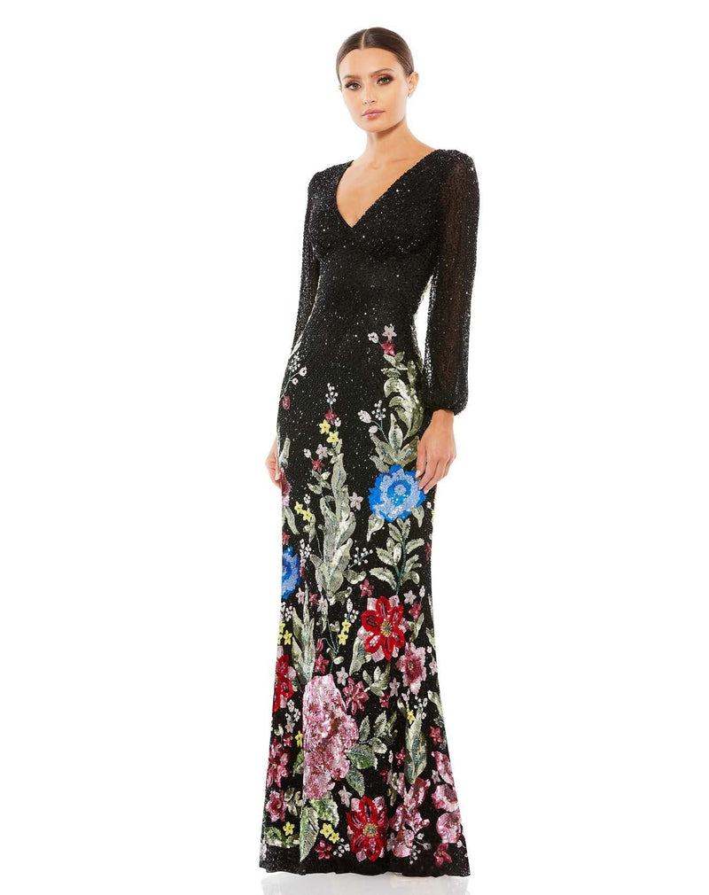 Mac Duggal 5542 Black Multi