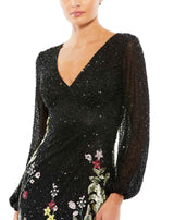 Mac Duggal 5542 Black Multi