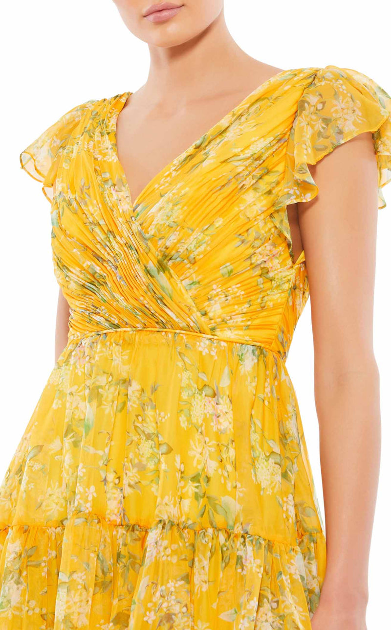 Mac Duggal 55426 Yellow Multi