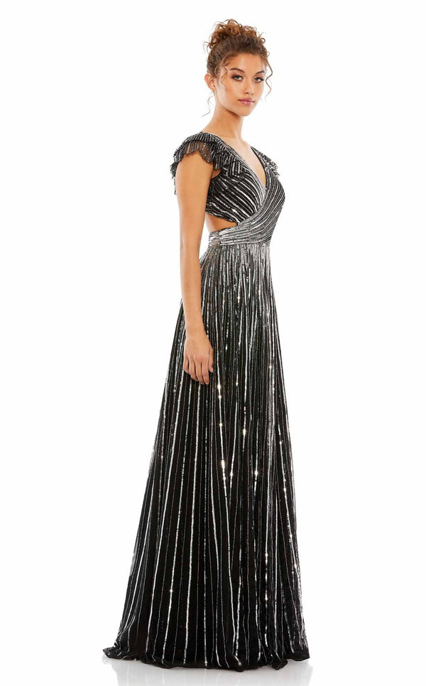 Mac Duggal 5568 Black/Silver