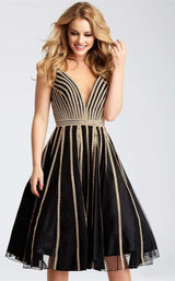 Jovani 56000BG Black/Gold