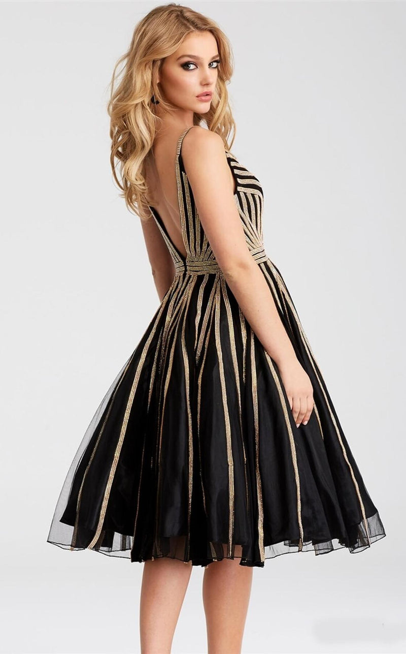 Jovani 56000BG Black/Gold