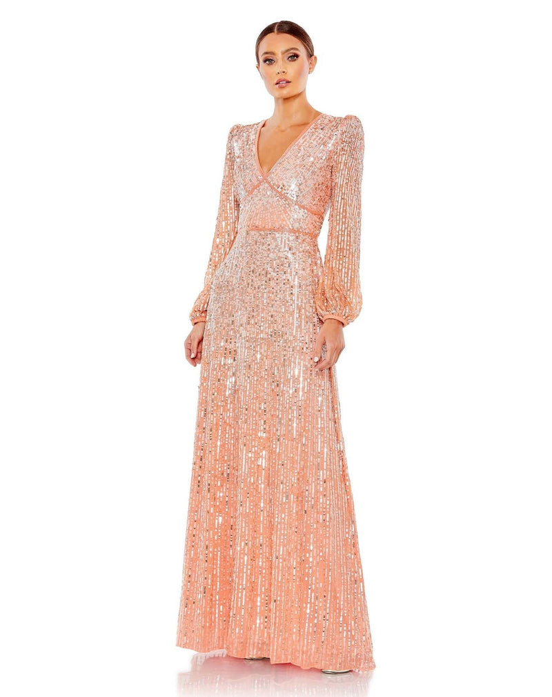 Mac Duggal 5643 Peach