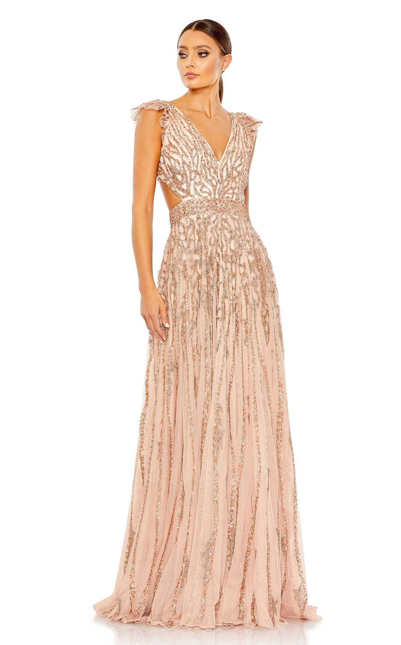 Mac Duggal 5682 Apricot