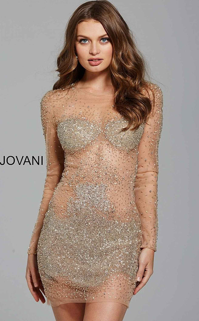 Jovani 56890BG Nude