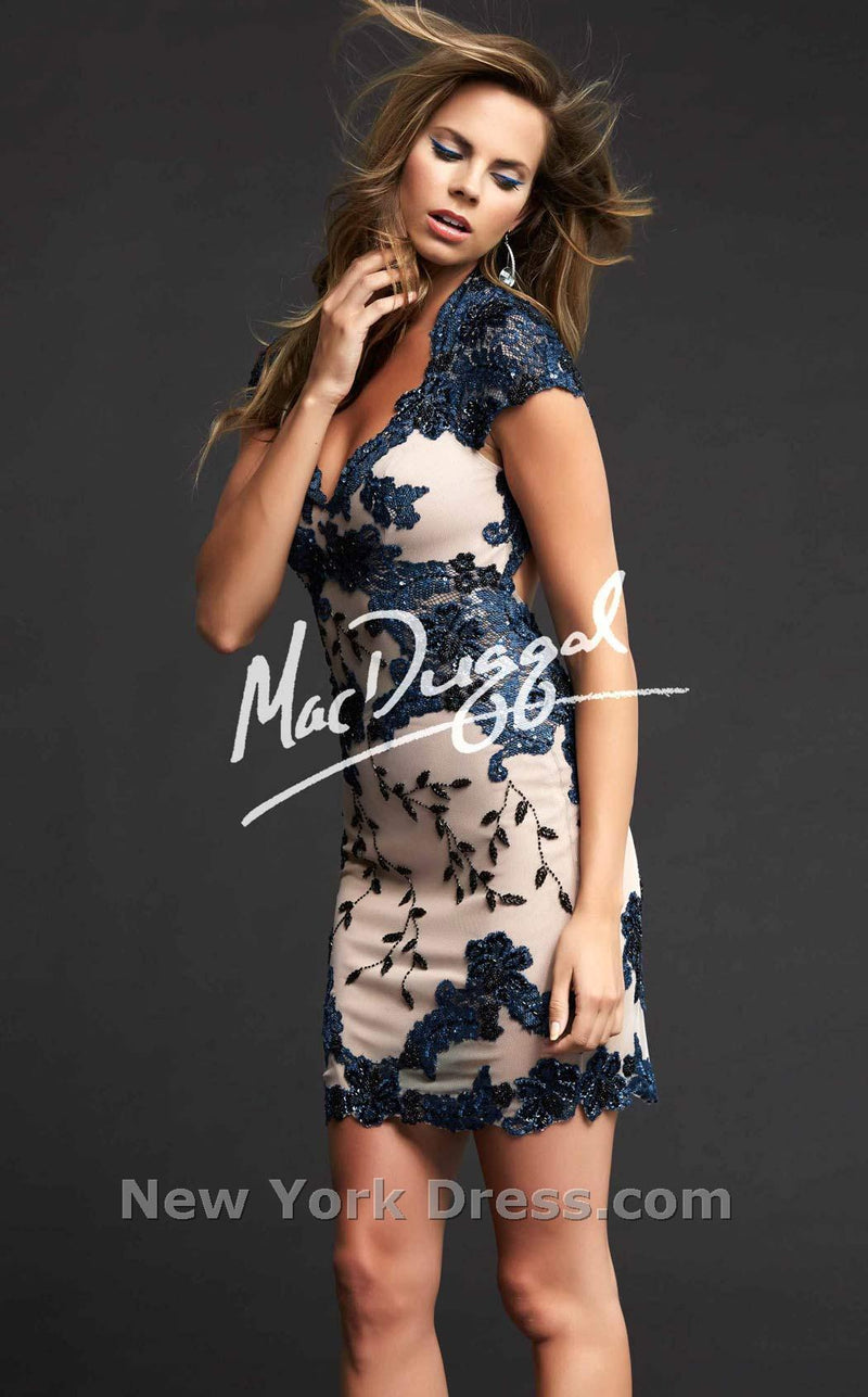 Mac Duggal 1930T Nude/Navy