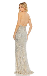 Mac Duggal 5759 Silver/Nude