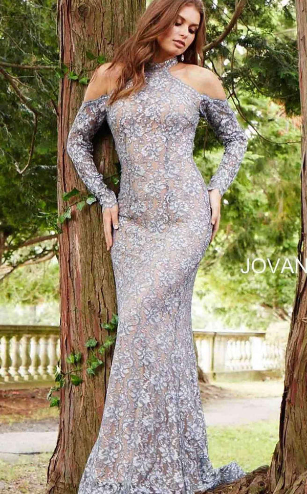 Jovani 58376BG Silver