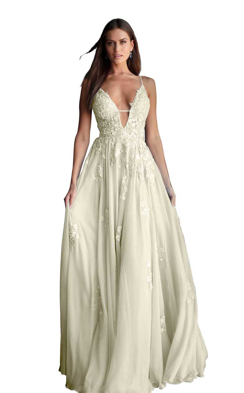 Jovani 58632 Ivory