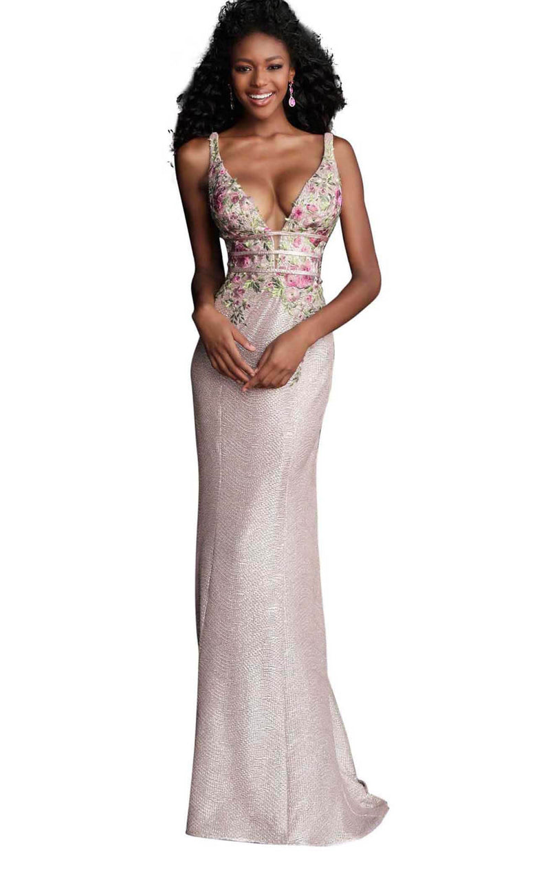 Jovani 58984 Blush Multi