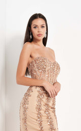 Jovani 5908BG Golden-Mix