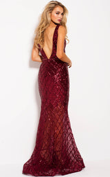 Jovani 59186bg Burgundy