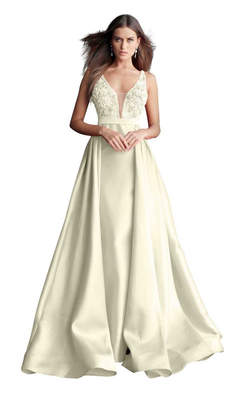 Jovani 60016bg Off White