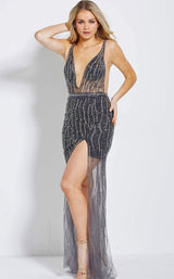 Jovani 60021bg Gunmetal