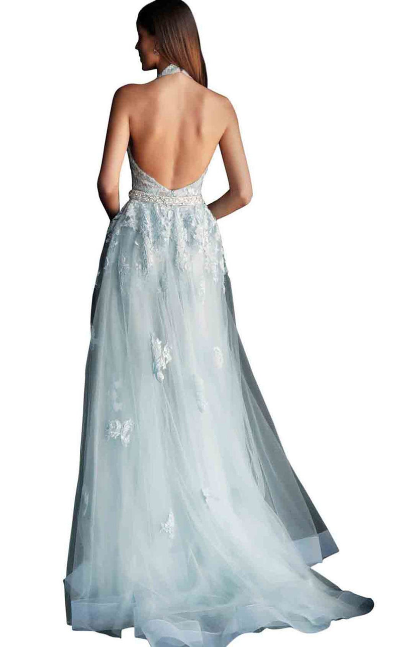 Jovani 60124 Light Blue