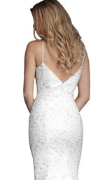 Jovani 60189 White-Silver